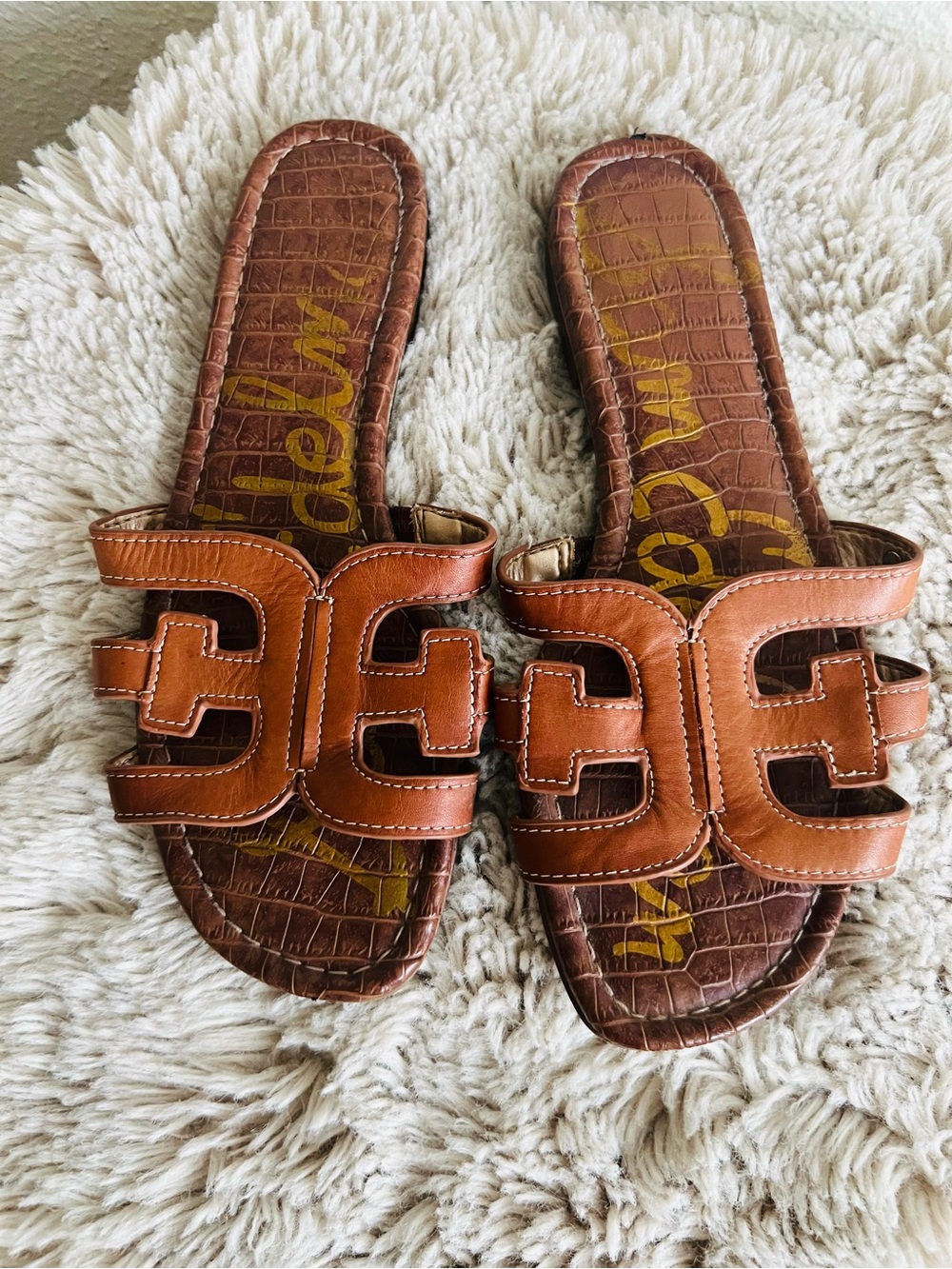 Sam Edelman Brown Leather Sandals – Size 9